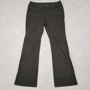 London Jean dark green flare leg jeans‎ size 16